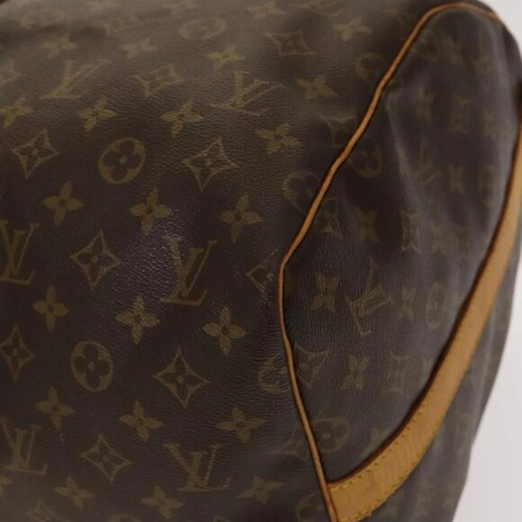 LOUIS VUITTON Monogram Keepall Bandouliere 55 Boston Bag M41414 LV Auth 137835 - Picture 5 of 16